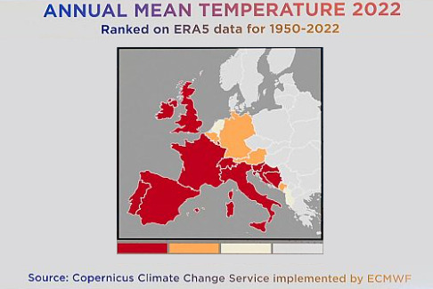 temperatury w latach l1950-2022 europa