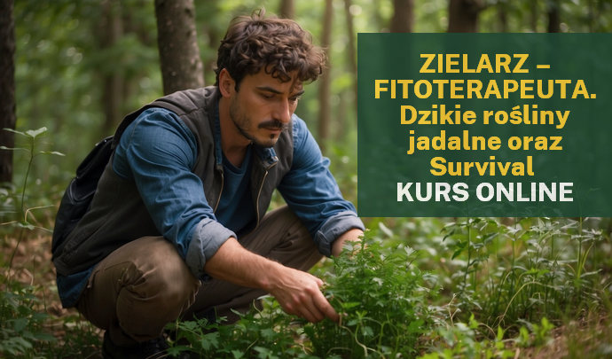 zbieranie dzikich roślin jadalnych & survival - kurs zawodowy online Polska